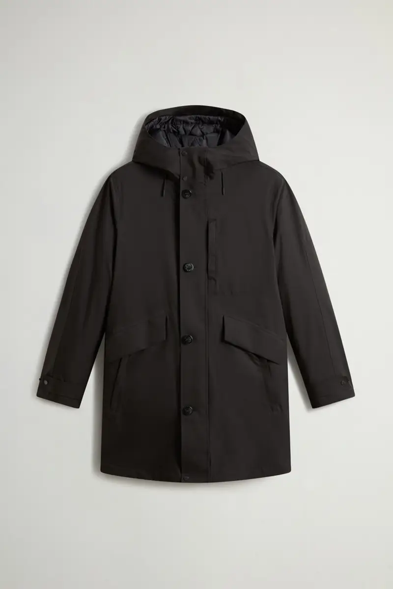 Uomo Cappotto Weaver 3 in 1 con giacca interna double face Nero Black