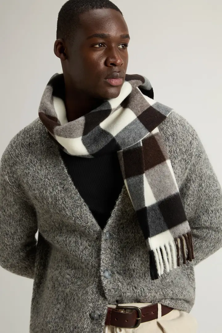 Woolrich Cardigan Uomo Grigio 2720084 miniatura 3