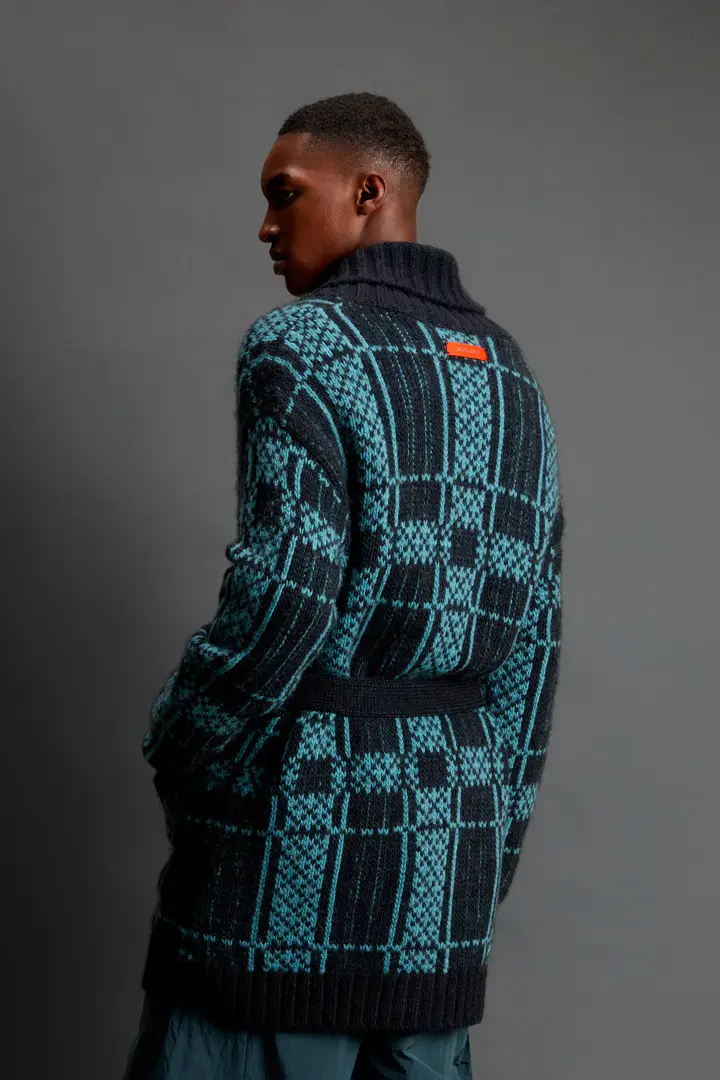 Woolrich Cardigan Uomo Blu 3030214 miniatura 2