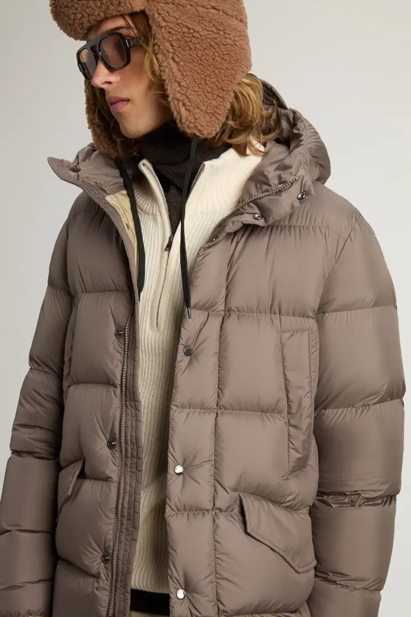 Woolrich Parka Uomo Marrone 2414707 miniatura 3