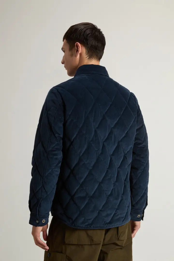 Uomo Giacca a camicia Alaskan in velluto a coste Blu Melton Blue miniatura 2