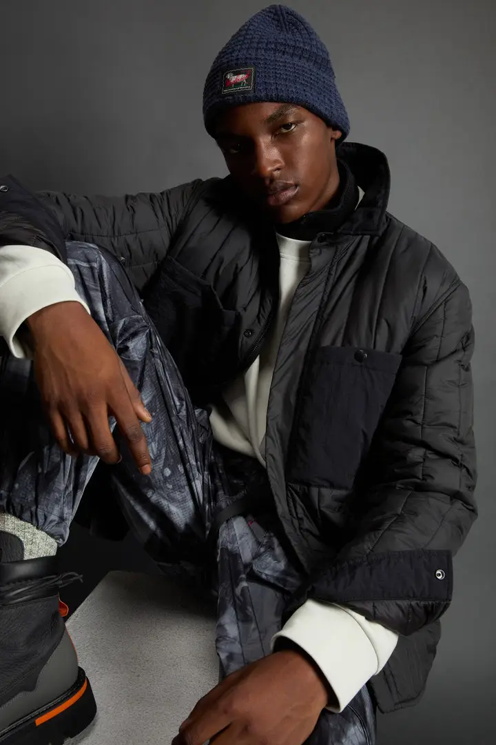 Uomo Giacca in nylon Ripstop Olmetex by Todd Snyder Nero Black miniatura 3