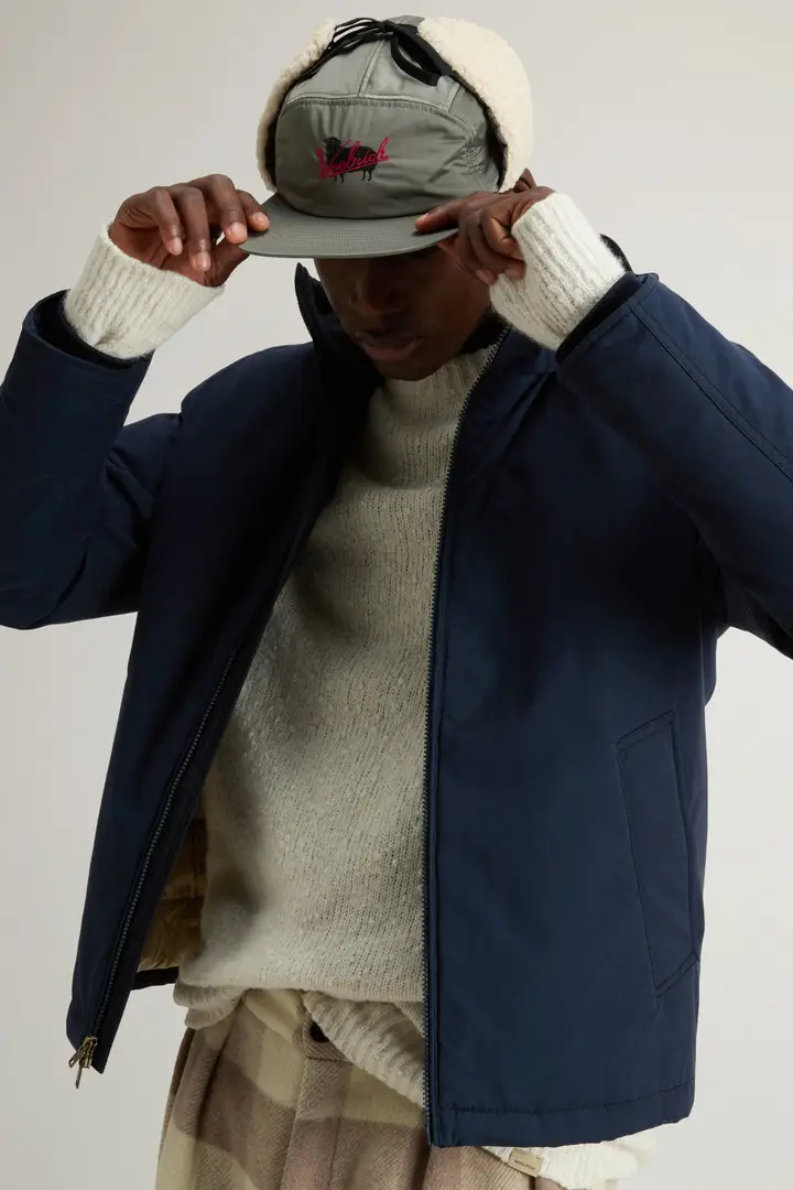 Uomo Giacca Pacific in Mountain Cloth Blu Melton Blue miniatura 3