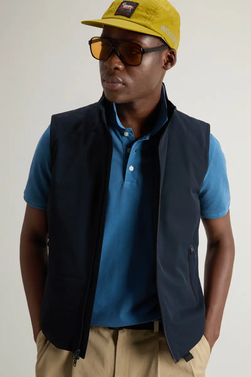 Woolrich Gilet Uomo Blu 2002617 miniatura 3