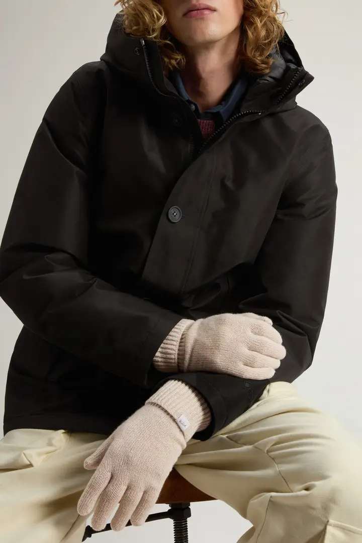 Woolrich Guanti Uomo Bianco 2518936 miniatura 3