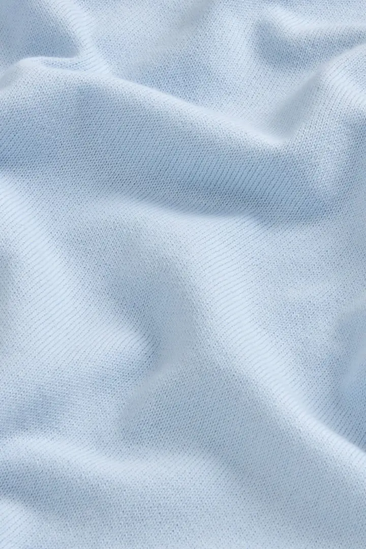 uomo Maglia girocollo in puro cotone Blu Flask miniatura 2