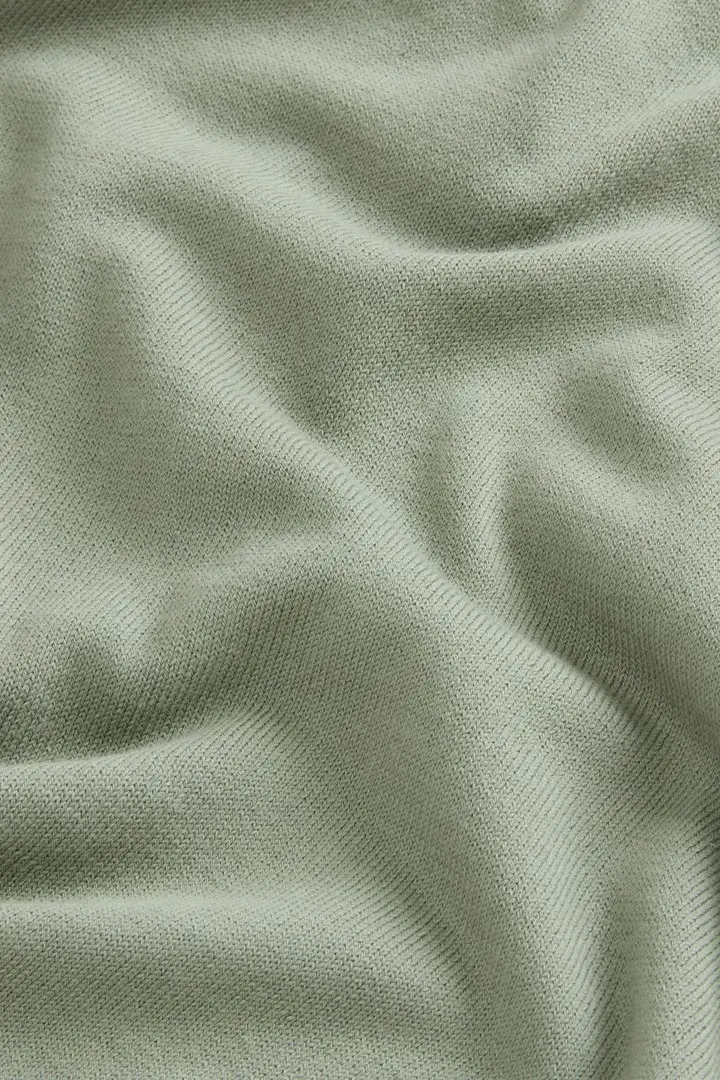 uomo Maglia girocollo in puro cotone Grigio Faded Smokey Olive miniatura 2