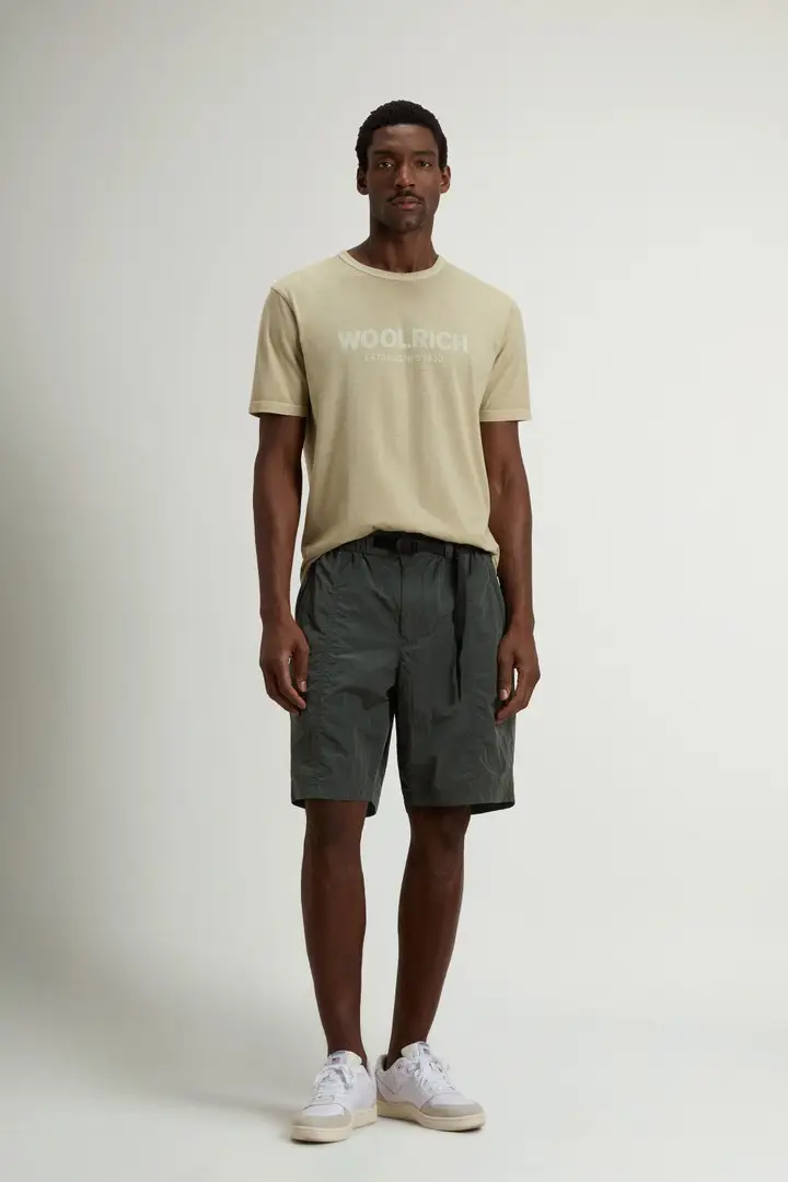 uomo Pantaloncini in nylon Olmetex Verde Forest Veil