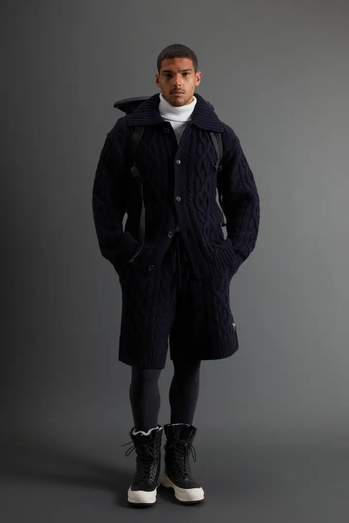 uomo Pantaloncini in pura lana italiana by Todd Snyder Blu Navy