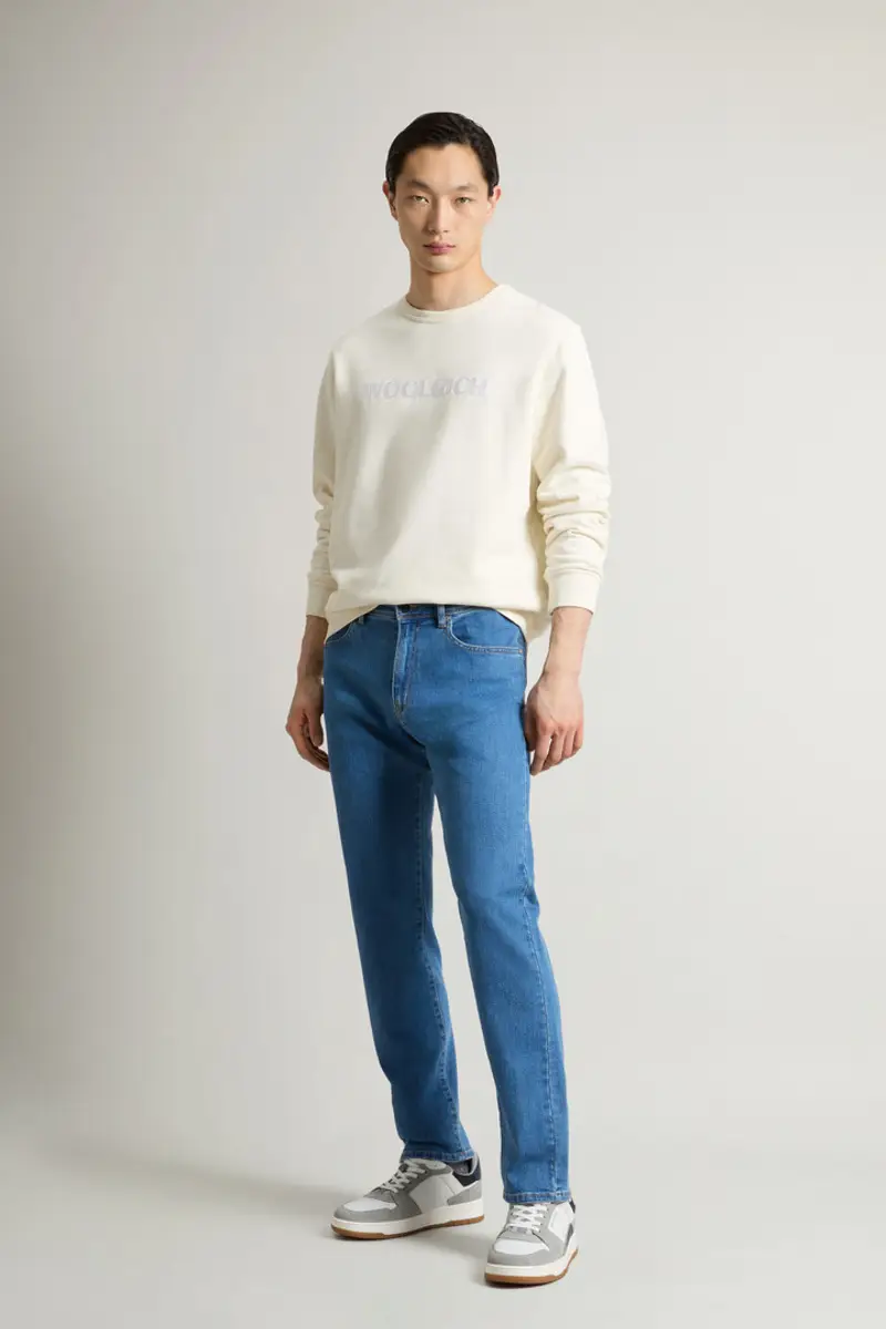 Woolrich Uomo Pantaloni in denim elasticizzato Blu Taglia 29
