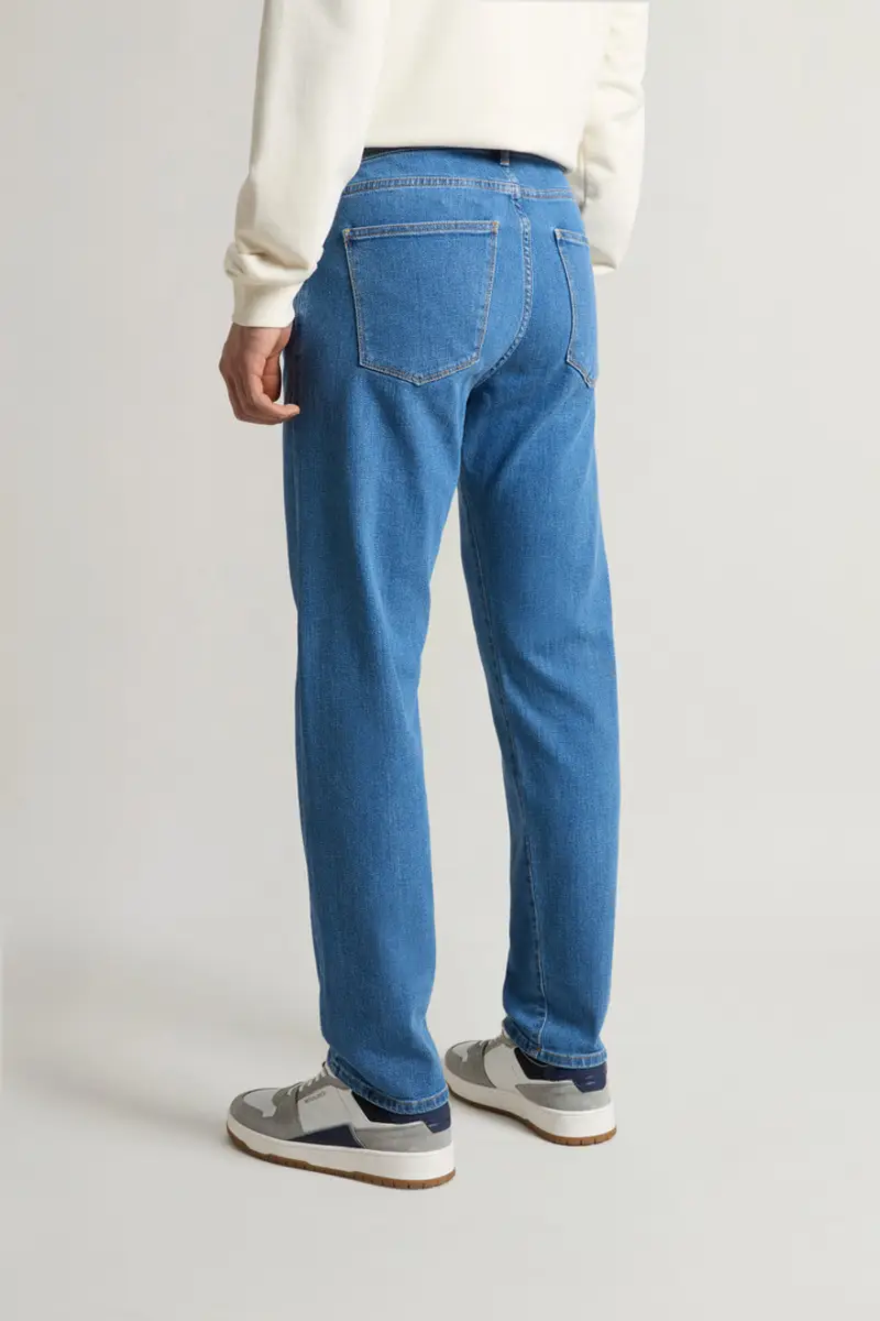 Woolrich Uomo Pantaloni in denim elasticizzato Blu Taglia 29 miniatura 2