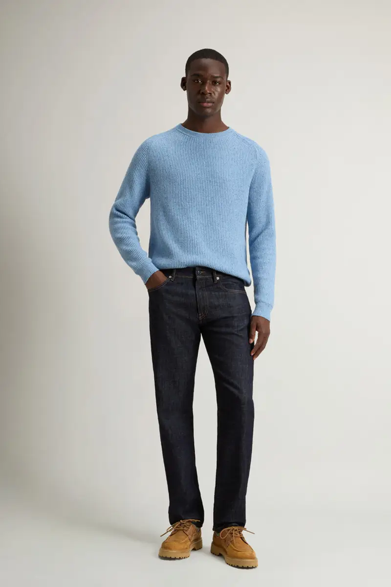 Woolrich Uomo Pantaloni in denim elasticizzato Blu Taglia 29