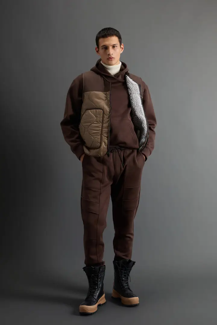 uomo Pantaloni in misto cotone e nylon by Todd Snyder Marrone Brown