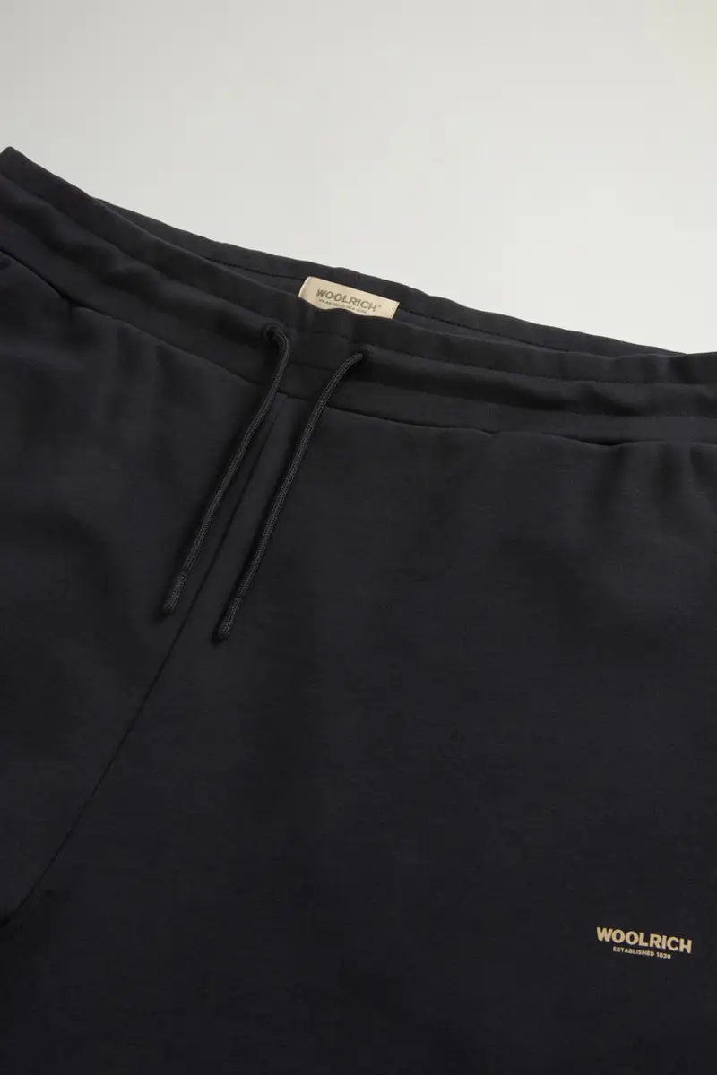 Woolrich Uomo Pantaloni in misto cotone interlock Nero Taglia S miniatura 3