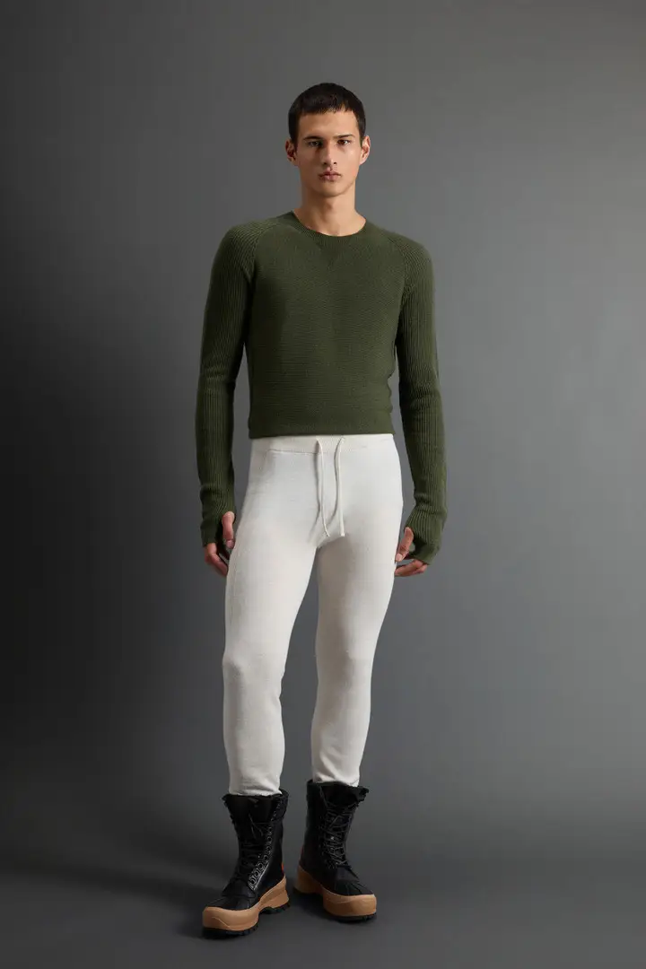 uomo Pantaloni in pura lana Merino by Todd Snyder Beige Cream