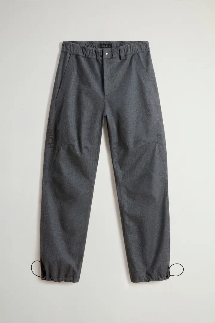 Uomo Pantaloni in pura lana vergine italiana a tre strati by Todd Snyder Grigio Medium Grey Melange miniatura 3