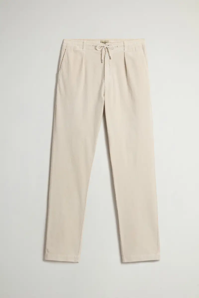 Woolrich Uomo Pantaloni Milton in velluto a coste tinti in capo Beige Taglia S miniatura 2