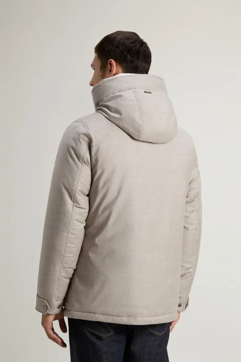 Woolrich Parka Uomo Grigio 2414689 miniatura 2