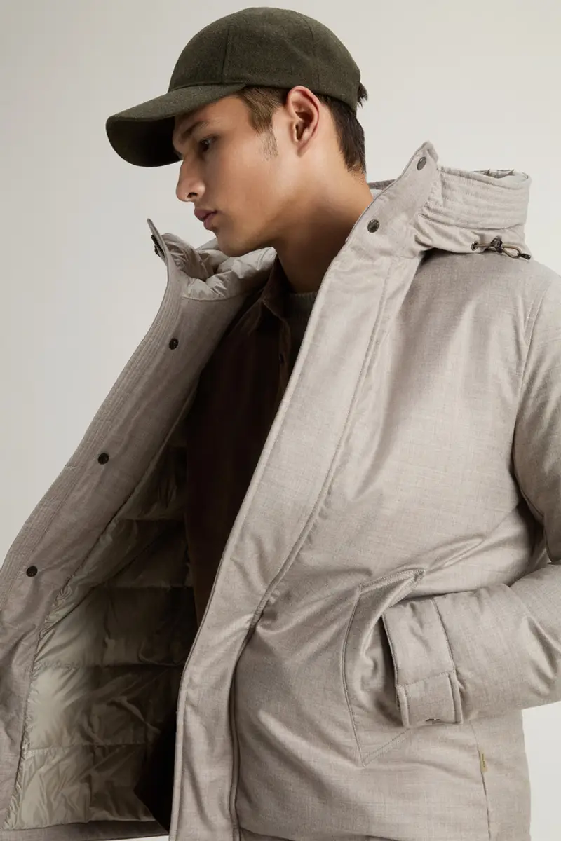 Woolrich Parka Uomo Grigio 2414689 miniatura 3