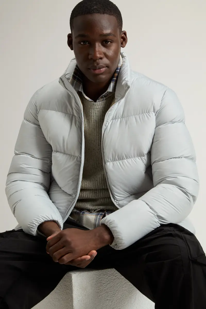 Uomo Piumino Cloud in microfibra Grigio Dry Gray miniatura 3