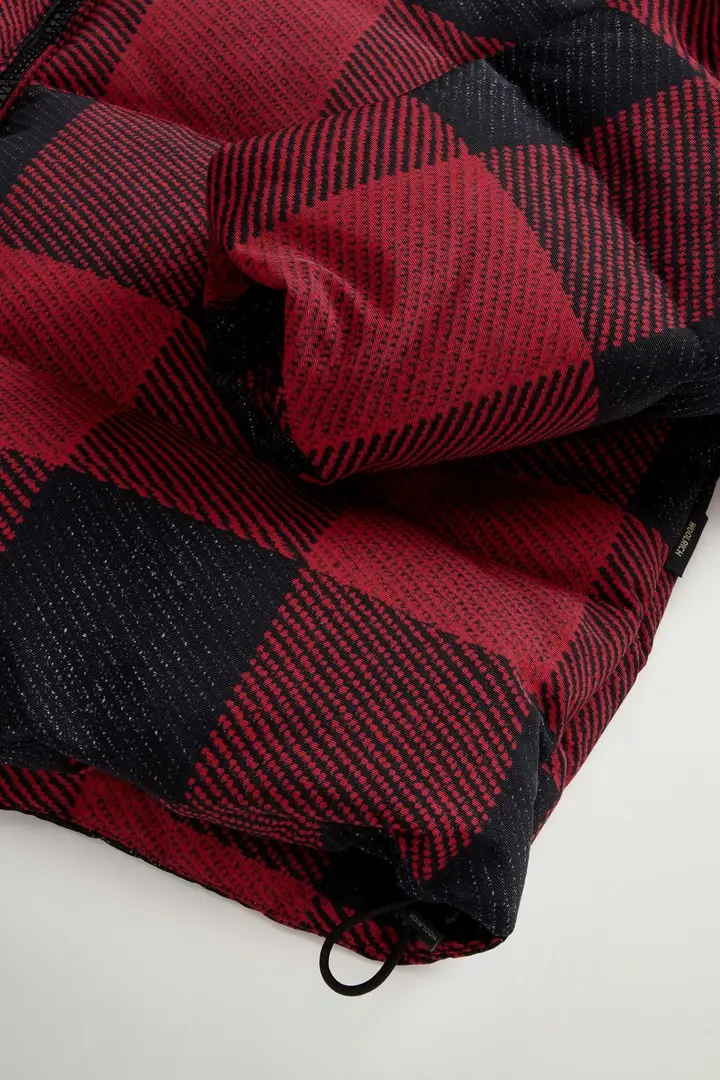 uomo Piumino in Soft Ramar con motivo Buffalo Check Rosso Red Buffalo miniatura 2