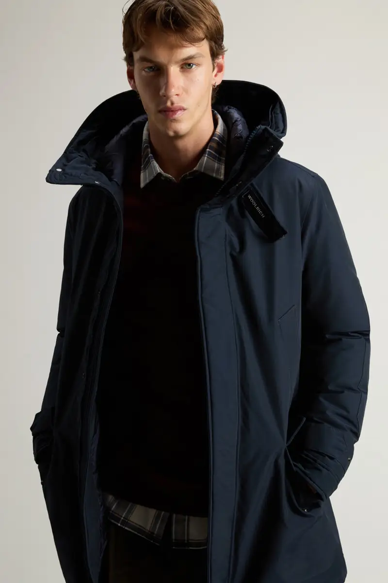 Woolrich Parka Uomo Blu 2414675 miniatura 3