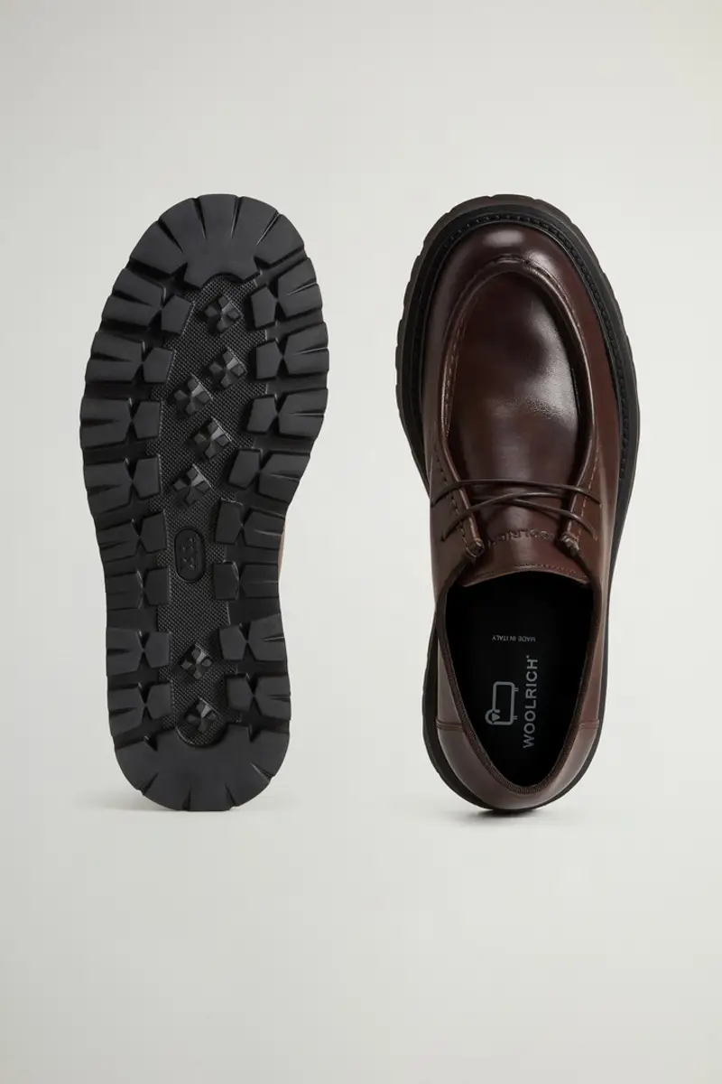 Woolrich Scarpe stringate Uomo Marrone 2003143 miniatura 3