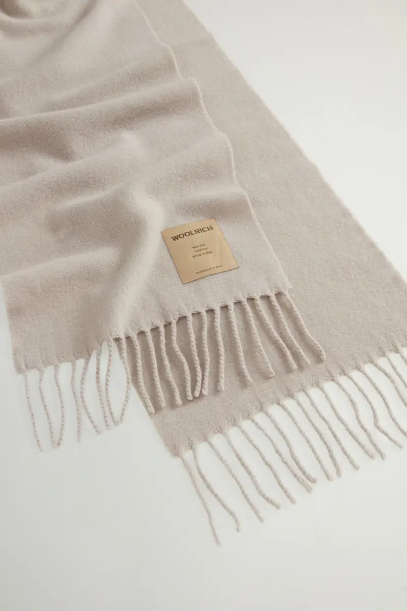 Uomo Sciarpa in pura lana Grigio Dove miniatura 2