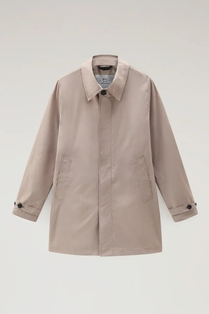 Woolrich Uomo Soprabito New City in Urban Touch Beige Taglia XS