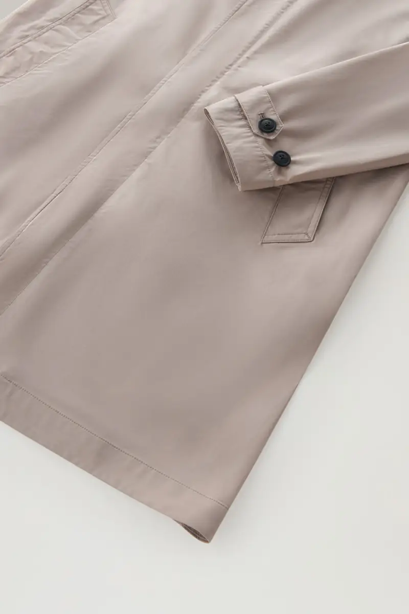 Woolrich Uomo Soprabito New City in Urban Touch Beige Taglia XS miniatura 2