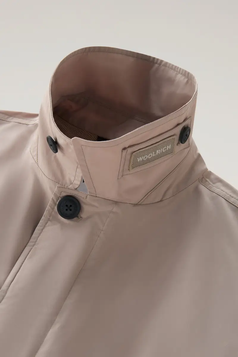 Woolrich Uomo Soprabito New City in Urban Touch Beige Taglia XS miniatura 3