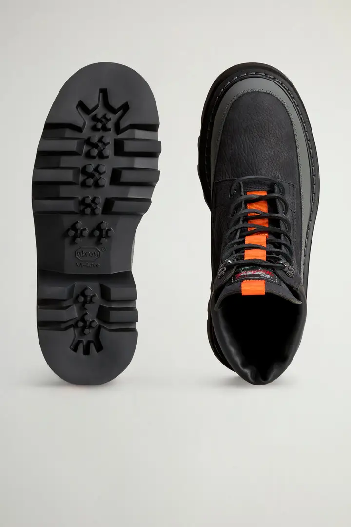 Uomo Stivaletti in nabuk bottalato by Todd Snyder Nero Antracite Black miniatura 3