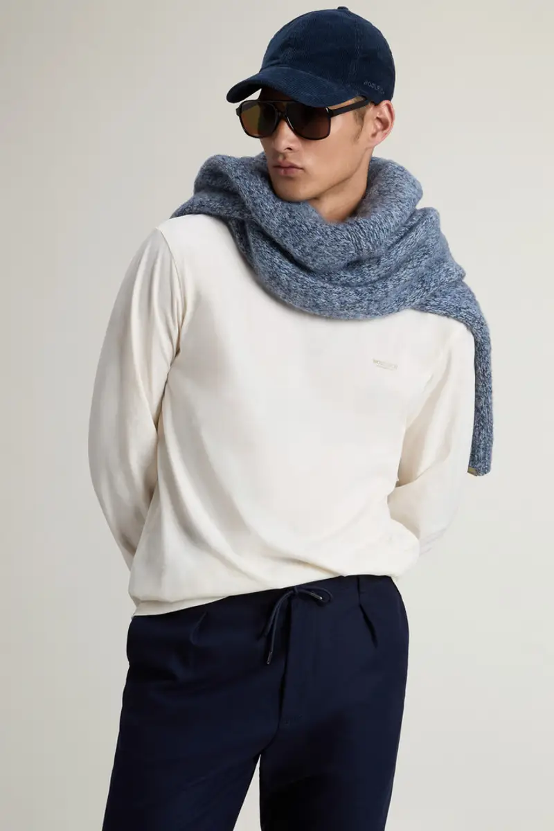 Woolrich T-shirt Uomo Bianco 2002806 miniatura 3