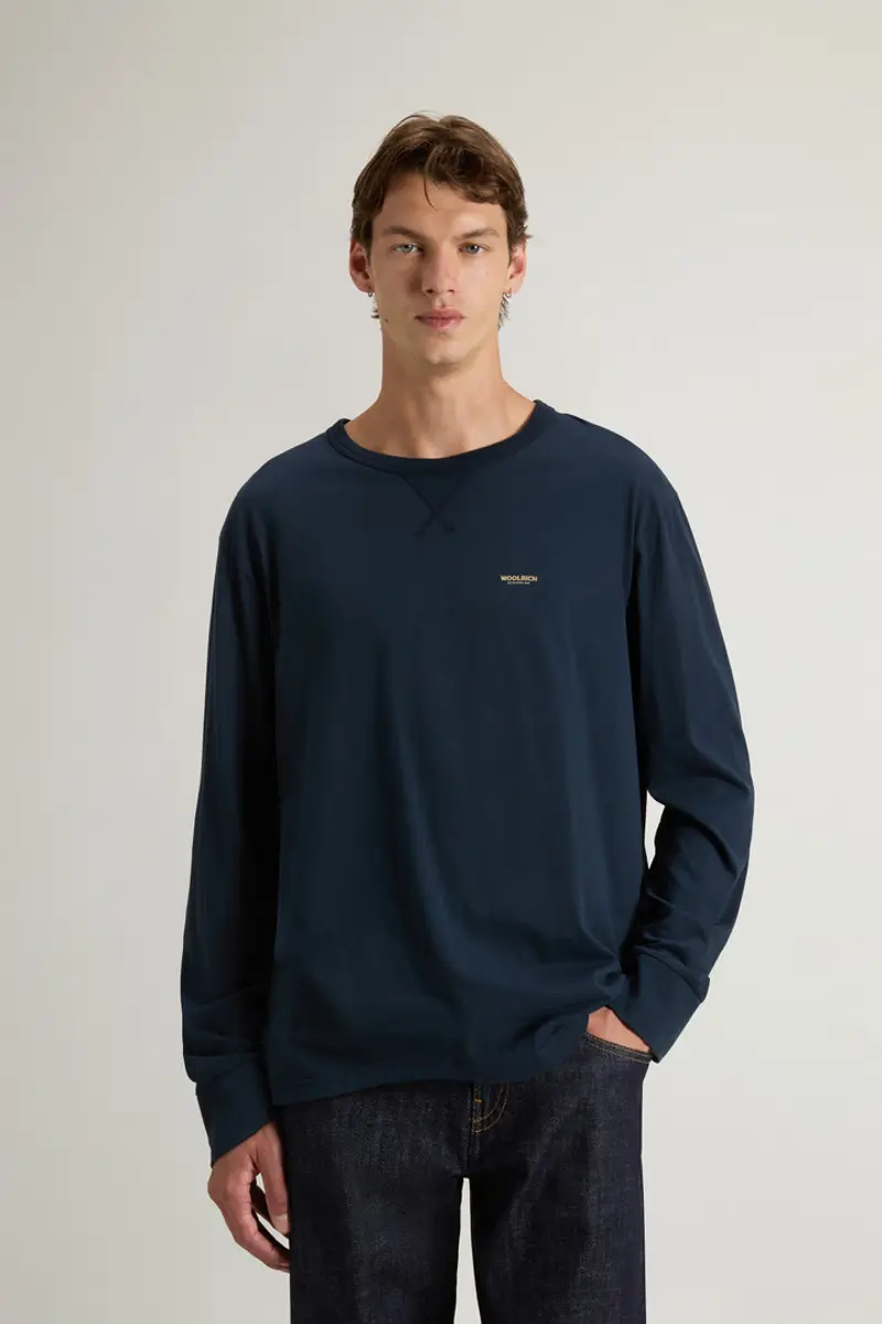 Woolrich T-shirt Uomo Blu 2002805