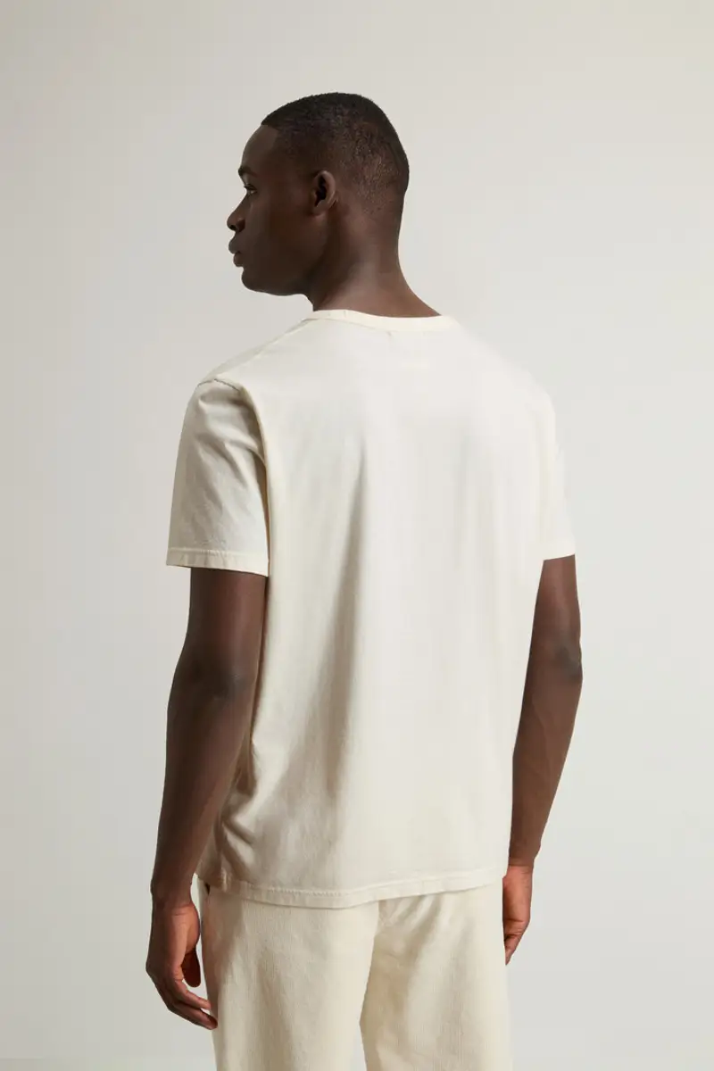 Woolrich T-shirt Uomo Bianco 2002804 miniatura 2