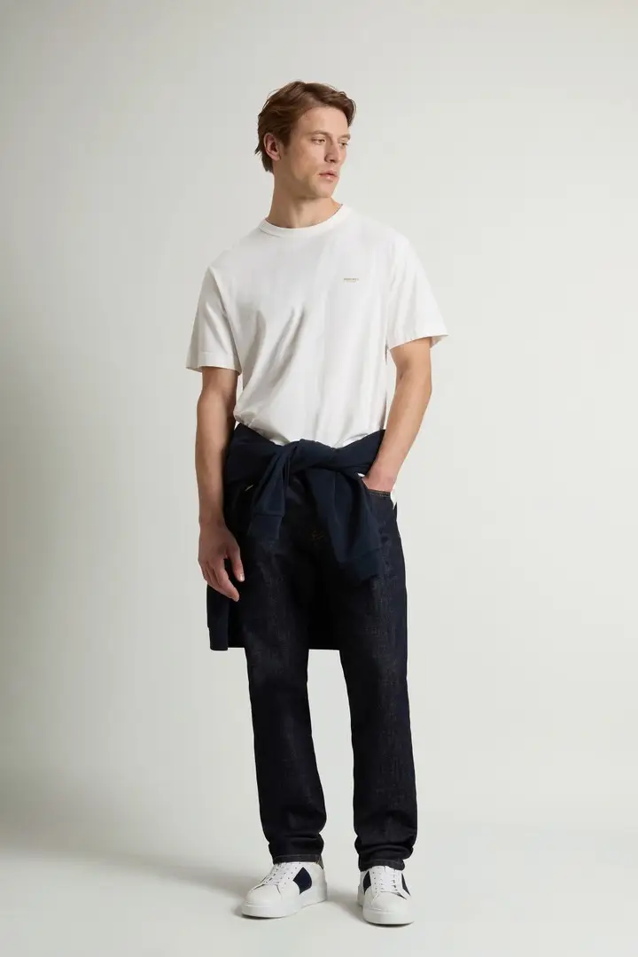 Woolrich T-shirt Uomo Bianco 4237513 miniatura 2