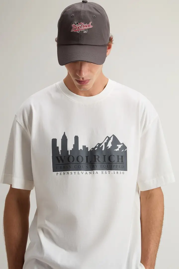 Woolrich T-shirt Uomo Bianco 4317529 miniatura 3