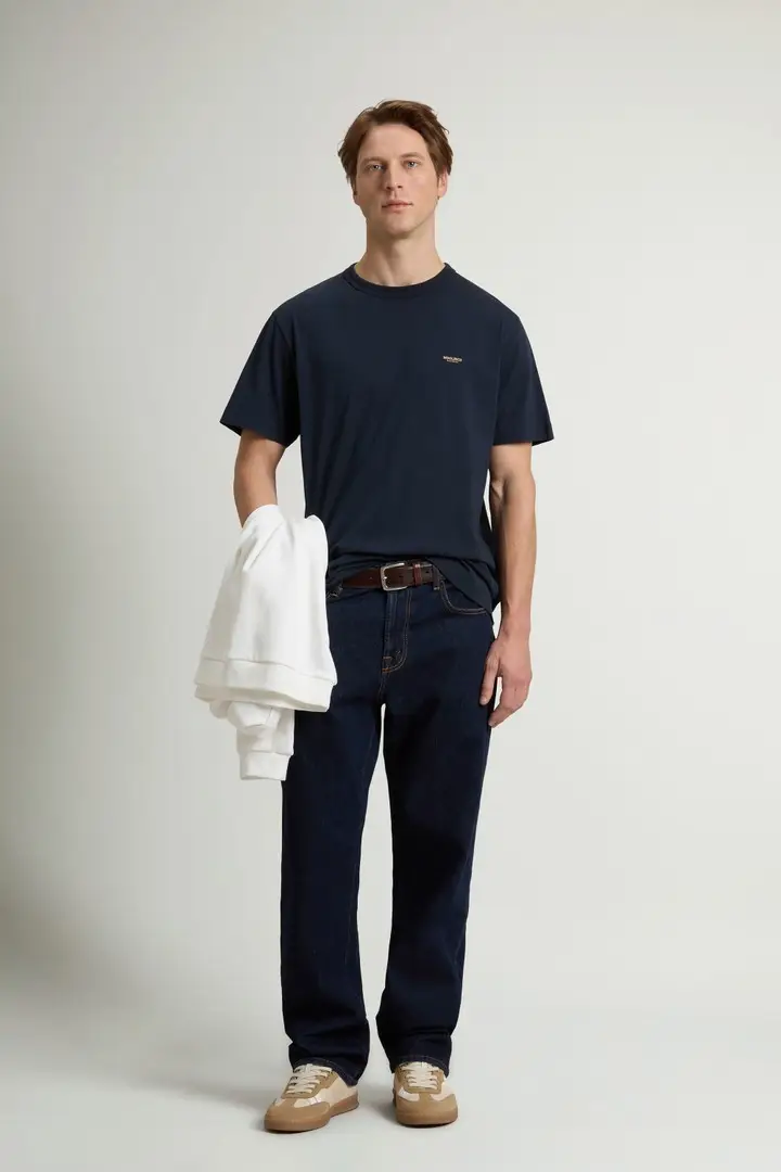 Woolrich T-shirt Uomo Blu 4237512 miniatura 2