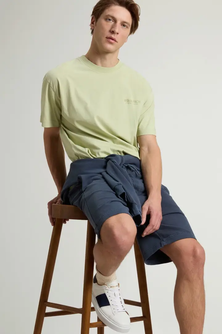 Woolrich T-shirt Uomo Verde 4317524 miniatura 3