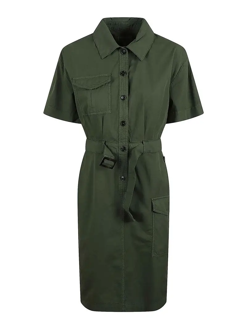 Vestito In Cotone Verde