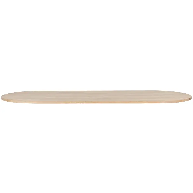 Piano del tavolo ovale in rovere massiccio Woood Tablo