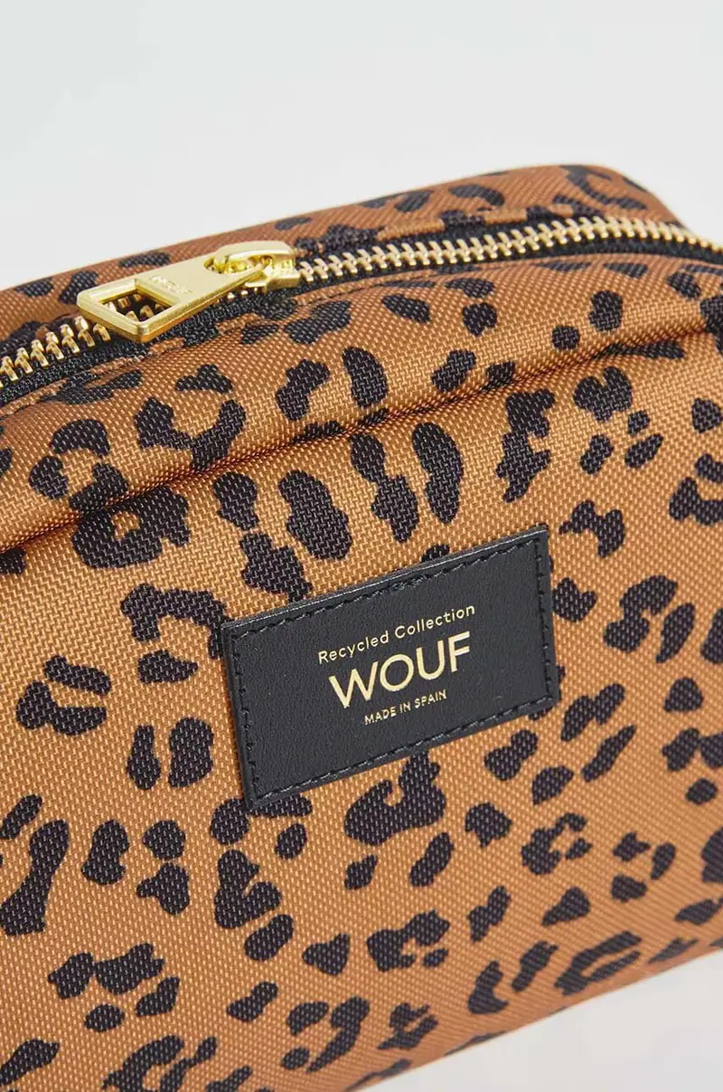 borsa da toilette Agar L Marrone miniatura 3