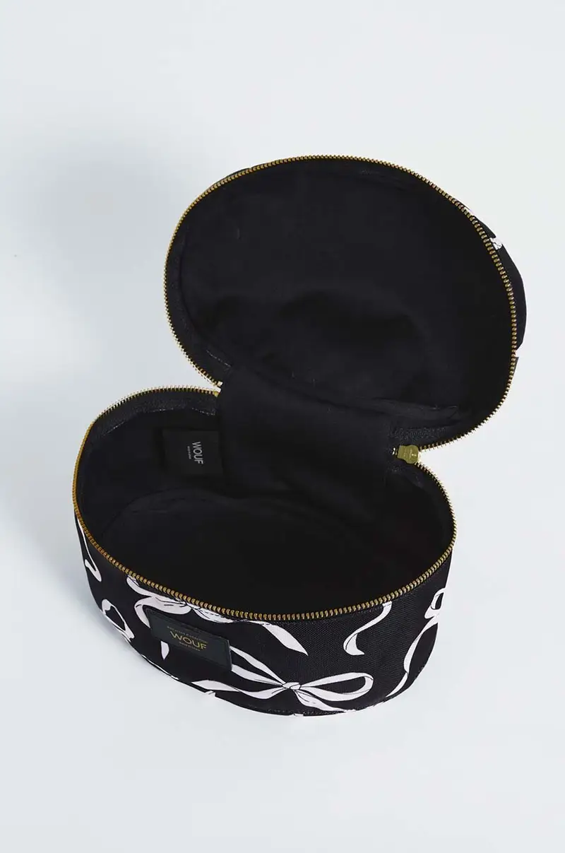 borsa da toilette Carlota Nero miniatura 2