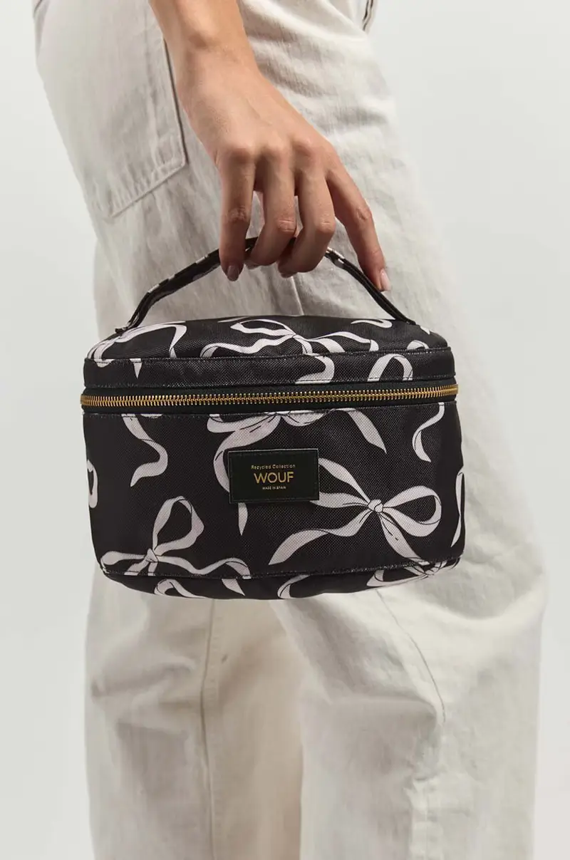 borsa da toilette Carlota Nero miniatura 4