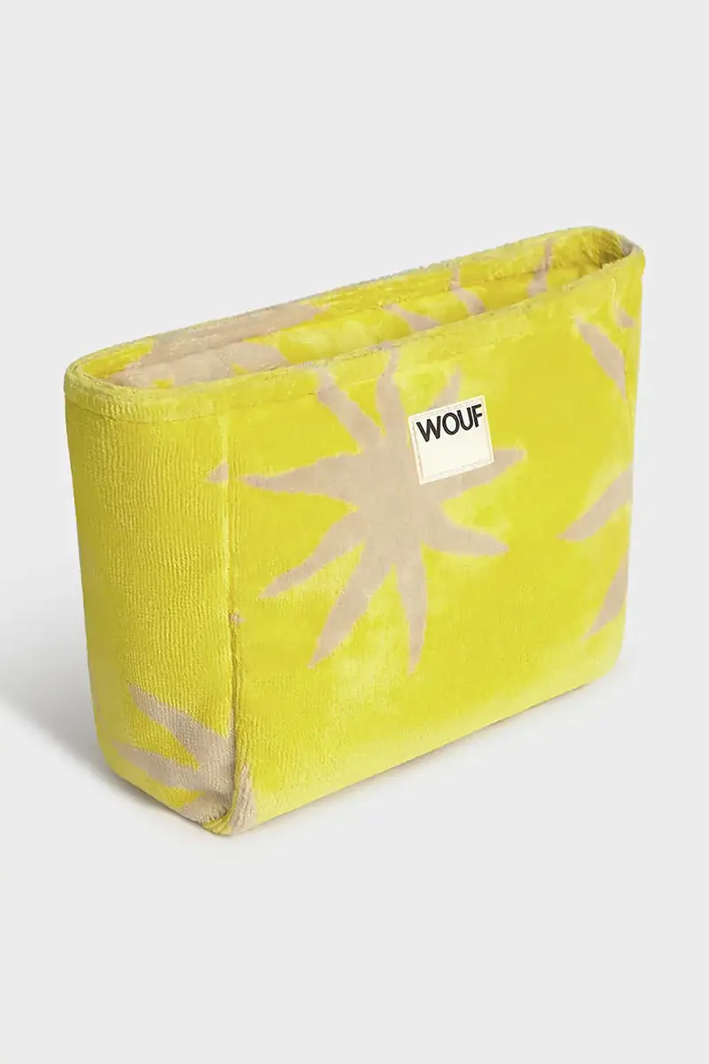 borsa da toilette Giallo miniatura 2