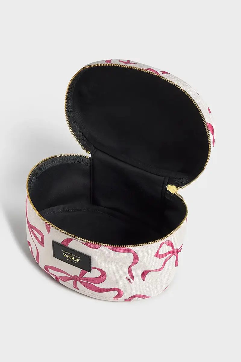 borsa da toilette Rita Beige miniatura 3