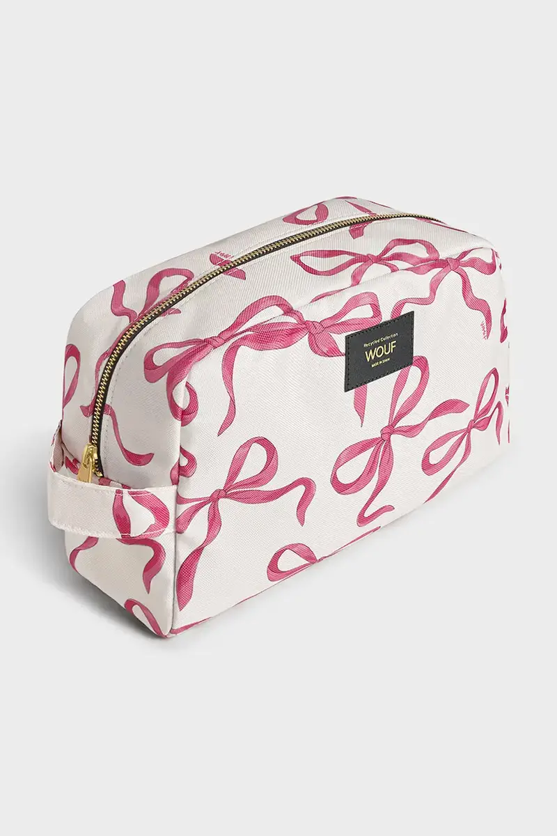 borsa da toilette Rita L Beige miniatura 2