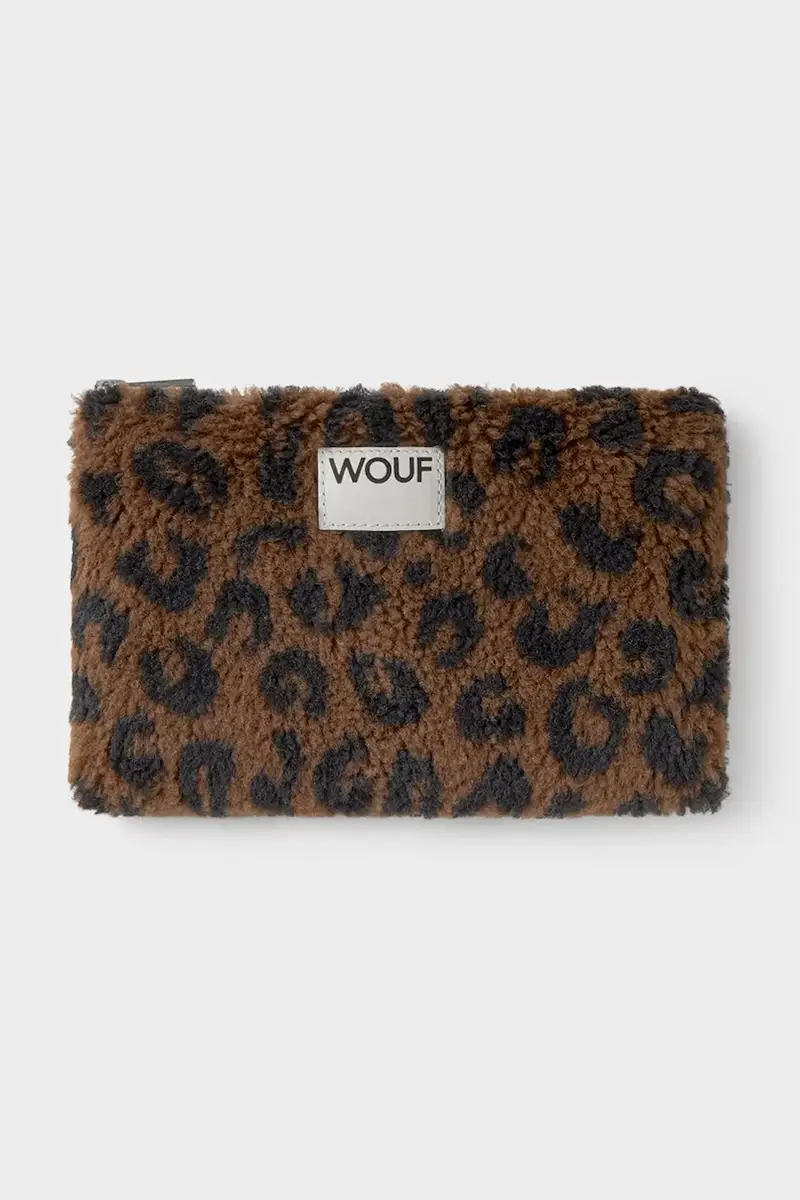 borsa da toilette Simona 21 x 14 x 2 cm colore marrone