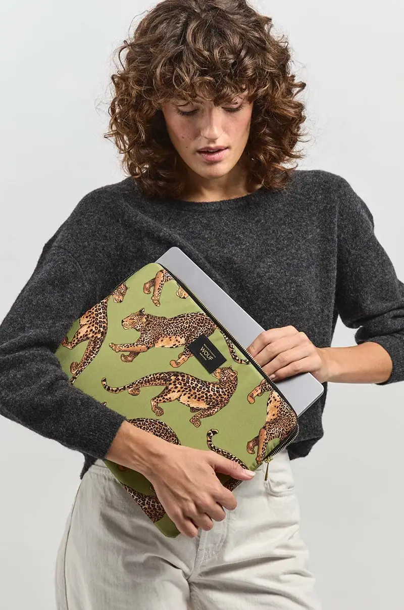 custodia per laptop Olive Leopard 13" & 14" Multicolore miniatura 5