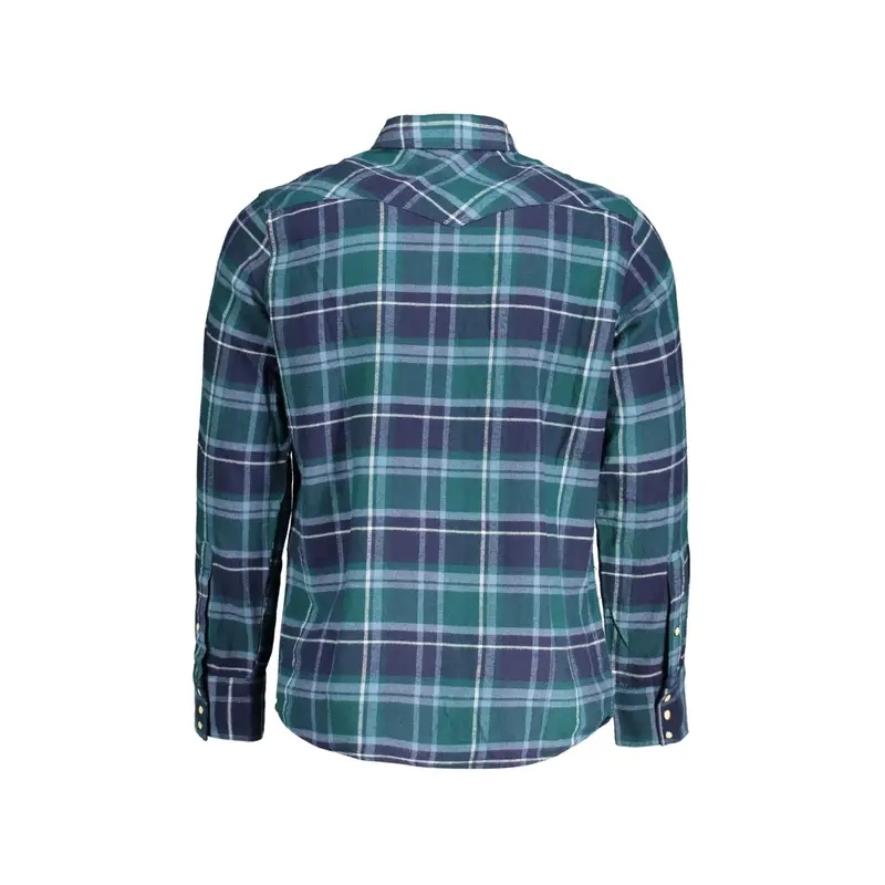 Wrangler Maglia Uomo Verde Scozzese Maniche Lunghe miniatura 2
